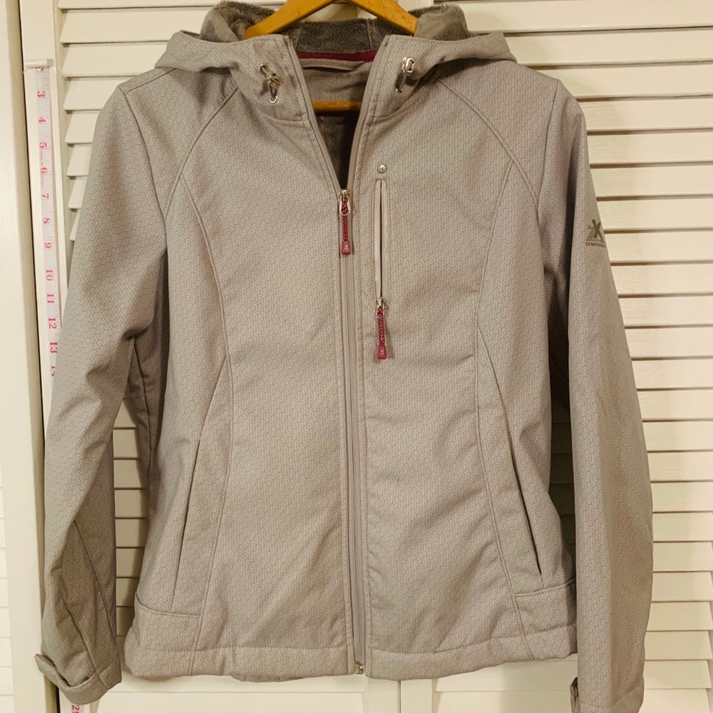 Zeroxposur Winter Jacket medium Hood Coat Gray ski